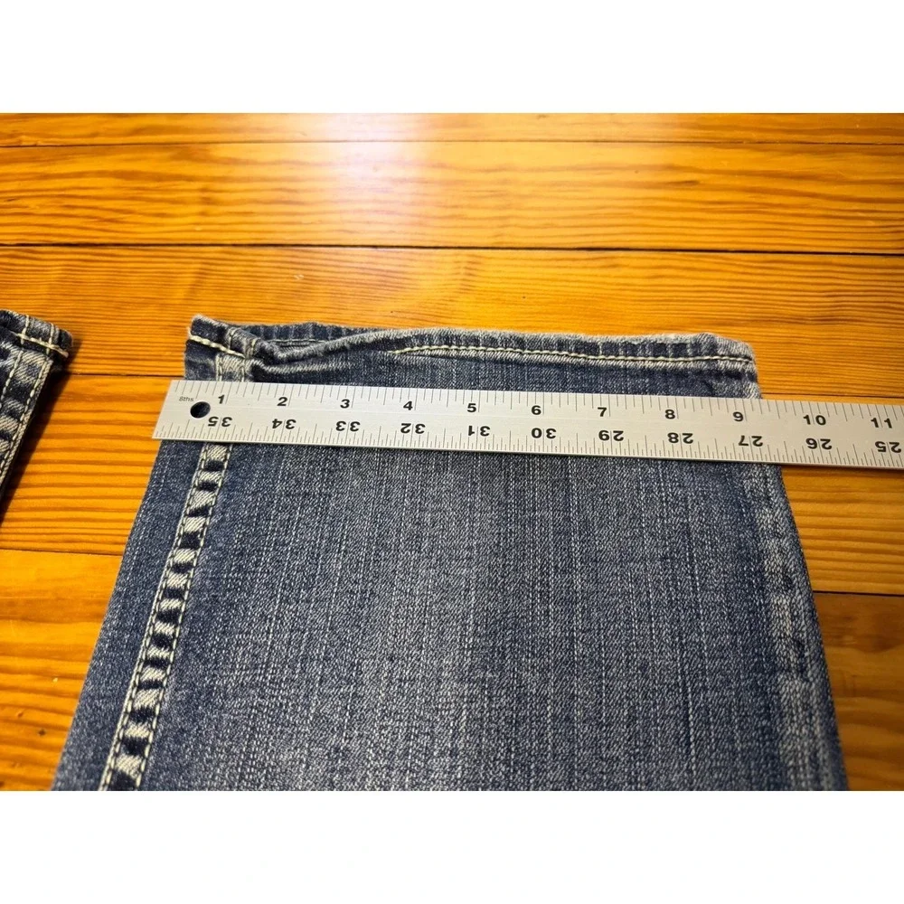BKE Buckle Jeans Mens 36R Derek Bootleg Medium Wash Denim Western Denim